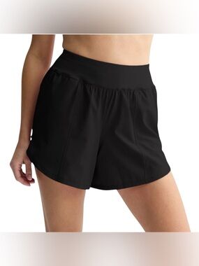 TEK Gear Black Athletic Shorts High Rise Workout Running Gym Shorts Women's S